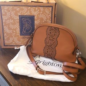 Brighton Clio Domed Crossbody Toffee.  💥HOST PICK💥